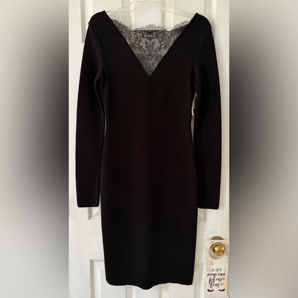 Givenchy Black Long Sleeve Dress